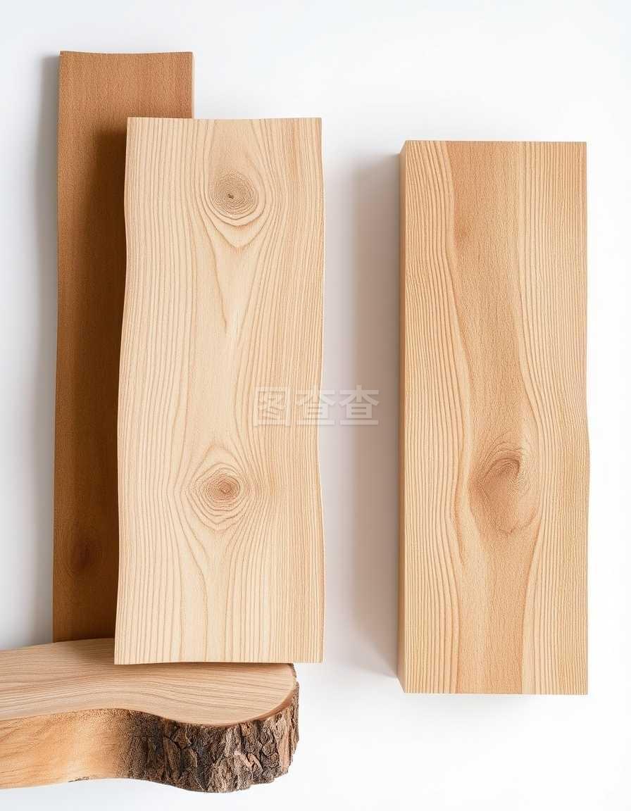 用木制床單隔離白色的木制品
